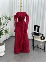 فستان سهره دانتيل مطرز