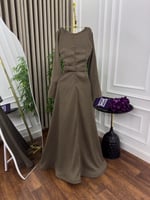 فستان سهره تفته استرتش كلوش