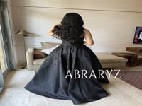 فستان اسود سهرة طويل