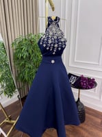 فستان سهره ميد باربي تطريز يدوي