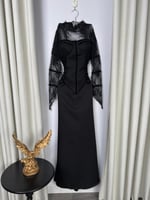 فستان سهره باربي باكمام دانتيل