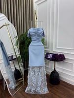 فستان سهره باربي كلفه تطريز مورده