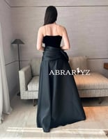 فستان سهرة جوخ ميكادو كلوش