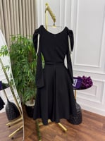 فستان ناعم ميدي انييق