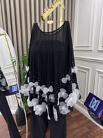 جمبسوت اسود باربي وشيفون