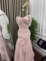 فستان سهره تل ب3الوان