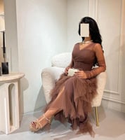 فستان سهرة تل