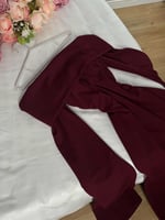 فستان سهرة كريب استرتش