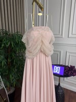 فستان سهره حوامل شيفون تطريزات يدوي