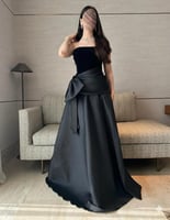 فستان سهرة جوخ ميكادو كلوش