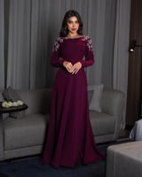 فستان سهره باربي تطريز يدوي