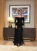 فستان سهره تطريز دانتيل خرز