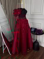 فستان سهره ميكادو تطريز كلفه