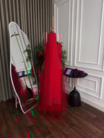 فستان سهرة باربي كلوش تل بالون الأحمر