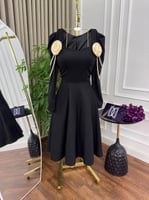 فستان ناعم ميدي انييق