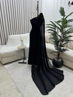 فستان سهرة باربي وشال شيفون