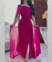 فستان سهره ناعم فوشي