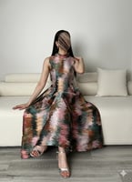 فستان العيد ناعم ميدي