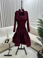 فستان ناعم للعيد لونين