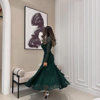 فستان ناعم دانتيل راقي