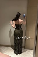 فستان سهرة دانتيل خرز