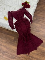 فستان سهره ناعم دانتيل