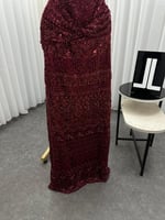 فستان سهره تل خرز كسرات دانتيل كورسيه