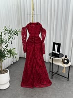 فستان سهره دانتيل مطرز