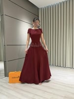 طقم باربي تطريز يدوي انيق