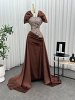 فستان سهره تفته صدريه ترترك