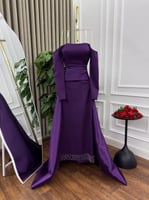 فستان سهره بذيل طويل