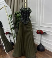 فستان سهره جازار باربي تطريز يدوي