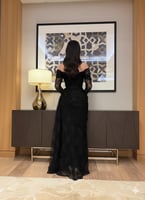 فستان سهره تطريز دانتيل خرز