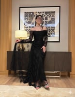 فستان سهره تطريز دانتيل خرز