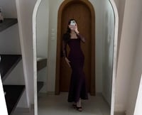 فستان سهره ناعم باربي أكمام دانتيل