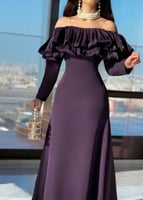 فستان سهرة ناعم