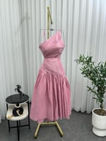 فستان ناعم ميدي شانطون تكسيره