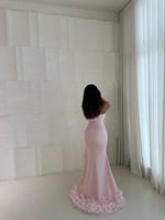 فستان سهرة ناعم باربي تل