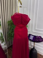 فستان سهره تل تطريز يدوي