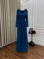 فستان ناعم شيفون مبطن