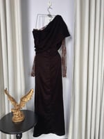 فستان سهره مخمل دانتيل