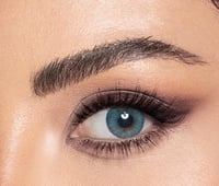 عدسات امارا ملونة عبوة من عدستين باربي براون ايوا