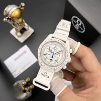 ساعة اوميغا سواتش الابيض - سواتش