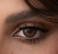 عدسات امارا ملونة عبوة من عدستين باربي براون ايوا