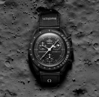 ساعة اوميغا سواتش الاسود - سواتش