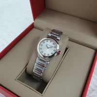 ساعة بولغاري لوتشيا النسائية فضي