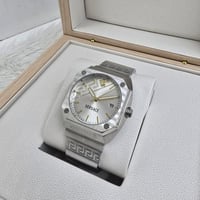 ساعه فرزتشي رجالي فضي مع ذهبي استيل - هاي كولتي