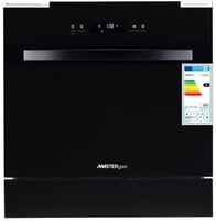 غسالة صحون 60سم بلت ان اسود 7 برامج للغسيل والتنظي...