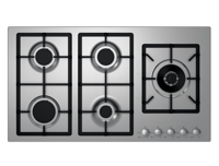 سطح 90سم 5عيون غاز شبك ثقيل عين ثلاثية اشعال ذاتي...