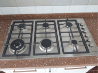 سطح 90سم 6عيون غاز شبك ثقيل عين ثلاثية اشعال ذاتي...